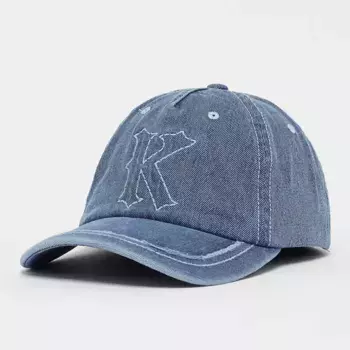 Бейсболка Karl Kani Embroidery Denim Baseball Vintage, синий