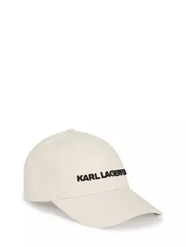 Бейсболка Karl Lagerfeld Cap, бежевый