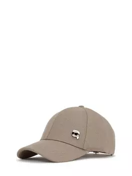 Бейсболка Karl Lagerfeld Cap IKONIK, бежевый