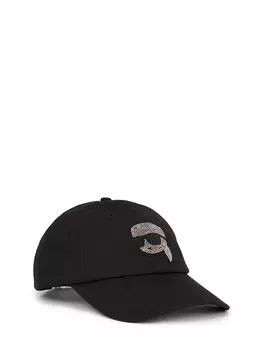 Бейсболка Karl Lagerfeld IKONIK RHINESTONE, черный