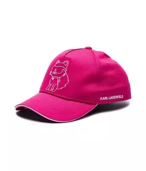 Бейсболка Karl Lagerfeld Kids, розовый