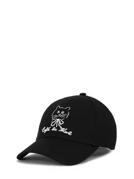 Бейсболка Karl Lagerfeld x JORGE PARRA CHOUPETTE, черный