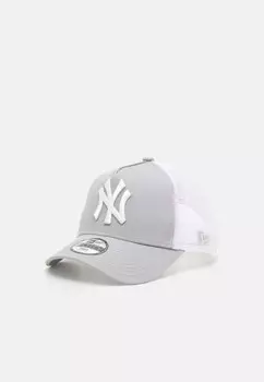 Бейсболка KIDS ESSENTIAL AFRAME TRUCKER UNISEX New Era, цвет grey/white