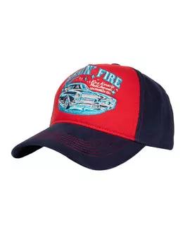 Бейсболка King Kerosin Baseball Burnin Fire, красный