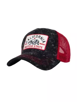 Бейсболка King Kerosin Trucker California, черный