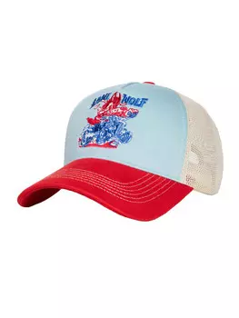 Бейсболка King Kerosin Trucker Lone Wolf, голубой