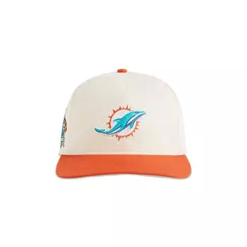 Бейсболка Kith For 47 Miami Dolphins Hitch Snapback, цвет Sandrift