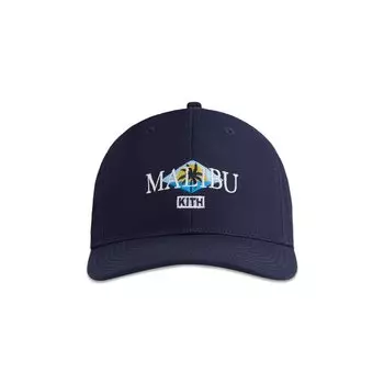 Бейсболка Kith Malibu Palm Cap, цвет Nocturnal