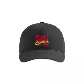 Бейсболка Kith x Marvel Gwynn Pinch Crown Snapback, черный