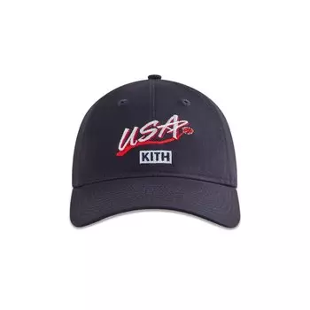 Бейсболка Kith x New Era For USA Basketball Aaron Cap, цвет Nocturnal