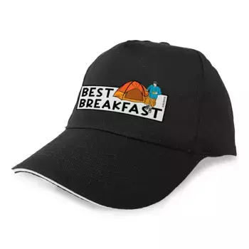 Бейсболка Kruskis Best Breakfast, черный