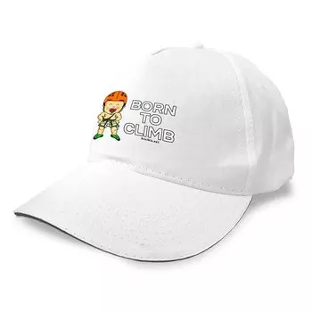 Бейсболка Kruskis Born To Climb, белый