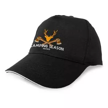 Бейсболка Kruskis Camping Season, черный
