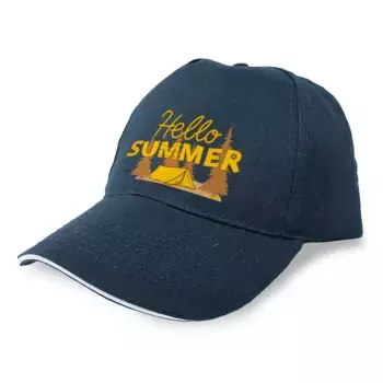 Бейсболка Kruskis Hello Summer, синий