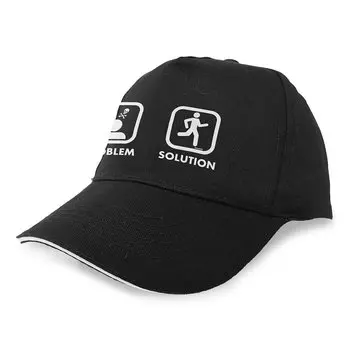 Бейсболка Kruskis Problem Solution Run, черный