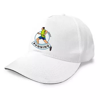 Бейсболка Kruskis Runner, белый