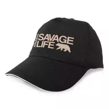 Бейсболка Kruskis Savage Life, черный