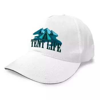 Бейсболка Kruskis Tent Life, белый