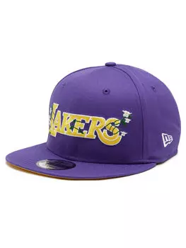 Бейсболка LA Lakers Flower Wordmark New Era, фиолетовый