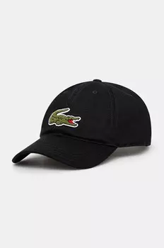 Бейсболка Lacoste, черный