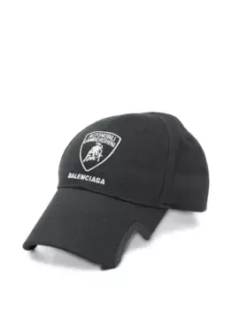 Бейсболка Lamborghini из коллаборации с Automobili BALENCIAGA, черный