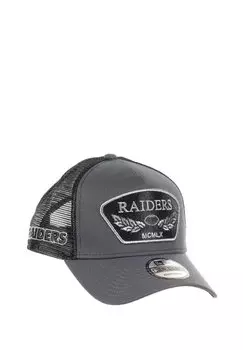 Бейсболка LAS VEGAS RAIDERS NFL RAIDERS VERSTELLBARE 9FORTY A-FRAME TRUCKER New Era, черный