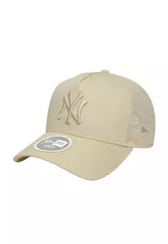 Бейсболка LEAGUE ESS TRUCKER ADJUSTABLE NY YANKEES New Era, бежевый