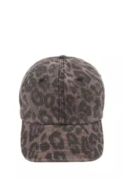 Бейсболка LEOPARD PRINT PULL&BEAR, коричневый