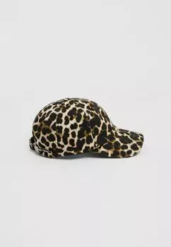 Бейсболка LEOPARD Stradivarius, коричневый