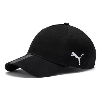 Бейсболка liga cap 'black white' Puma, черный