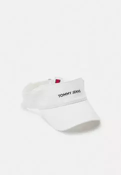 Бейсболка LINEAR LOGO VISOR UNISEX Tommy Jeans, цвет ecru