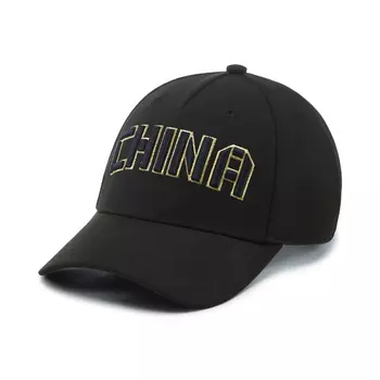 Бейсболка LiNing из полиэстера унисекс, черная