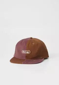 Бейсболка LOGO 5 PANEL UNISEX ReCap, коричневый