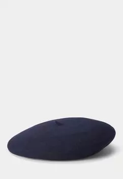 Бейсболка LOGO PATCH WOOL BERET Ralph Lauren, темно-синий