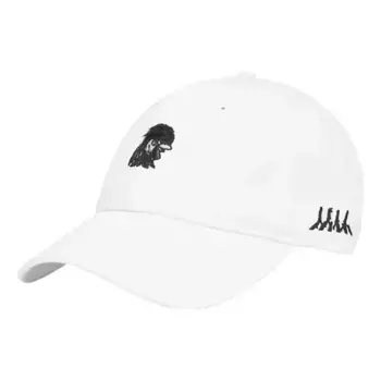 Бейсболка logo printed baseball cap 'white black' Skechers, белый