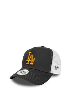 Бейсболка LOS ANGELES DODGERS LEAGUE ESSENTIAL A-FRAME ADJUSTABLE TRUCKER New Era, серый