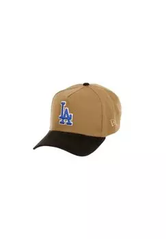 Бейсболка LOS ANGELES DODGERS MLB 40TH ANNIVERSARY SIDEPATCH CORD 9FORTY A-FRAME SNAPBACK New Era, цвет braun