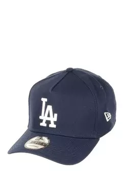 Бейсболка LOS ANGELES DODGERS MLB ANNIVERSARY DODGERS STADIUMSIDEPATCH OCEAN ROUGE 9FORTY A-FRAME SNAPBACK New Era, цвет blau