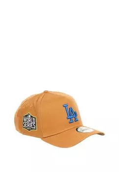 Бейсболка LOS ANGELES DODGERS MLB WORLD SERIES 2020 SIDEPATCH 9FORTY A-FRAME ADJUSTABLE New Era, цвет braun