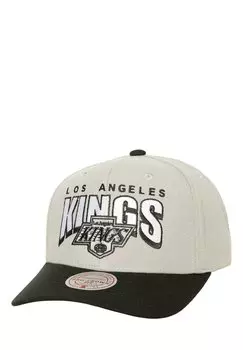 Бейсболка LOS ANGELES KINGS NHL BOOM TEXT PRO VINTAGE Mitchell & Ness, серый