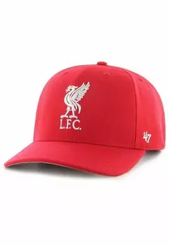 Бейсболка LOW PROFILE ZONE FC LIVERPOOL '47, цвет red