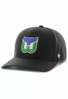 Бейсболка LOW PROFILE ZONE HARTFORD WHALERS '47, цвет black