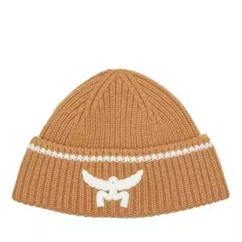 Бейсболка mcm col wool/cashmere beanie Mcm, коричневый