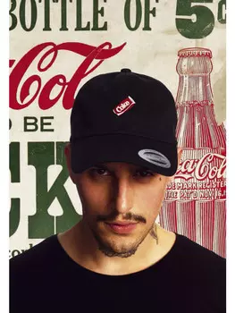 Бейсболка MerchCode Accessoires Dadcap, черный