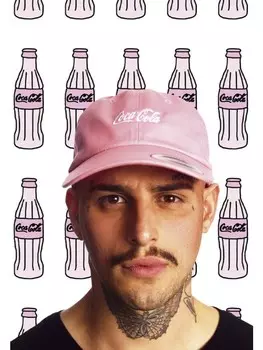 Бейсболка MerchCode Accessoires Dadcap, розовый