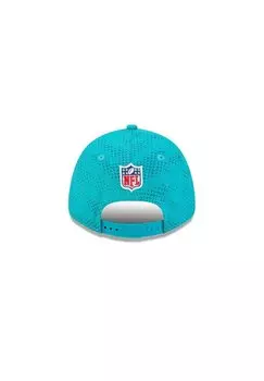 Бейсболка MIAMI DOLPHINS NFL 2024 SIDELINE VERSTELLBARE 9FORTY STRETCH SNAPBACK New Era, бирюзовый