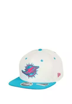 Бейсболка MIAMI DOLPHINS NFL TWO TONE SOUTHBEACH 9FIFTY ORIGINAL FIT SNAPBACK New Era, цвет weiss