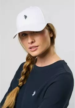 Бейсболка MIKA U.S. Polo Assn., белый