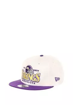 Бейсболка MINNESOTA VIKINGS NFL ORIGINAL TEAM HELMET 9FIFTY SNAPBACK New Era, цвет weiss
