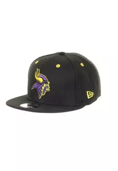 Бейсболка MINNESOTA VIKINGS NFL TEAM 45TH ANNIVERSARY SIDEPATCH 9FIFTY New Era, цвет schwarz